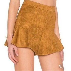 Suede Shorts NEVER WORN from Revolve
